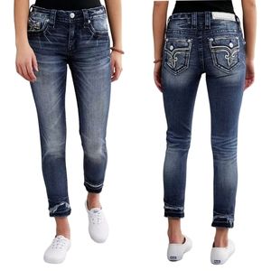 Rock Revival Betty Mid-Rise Ankle Skinny Size 27